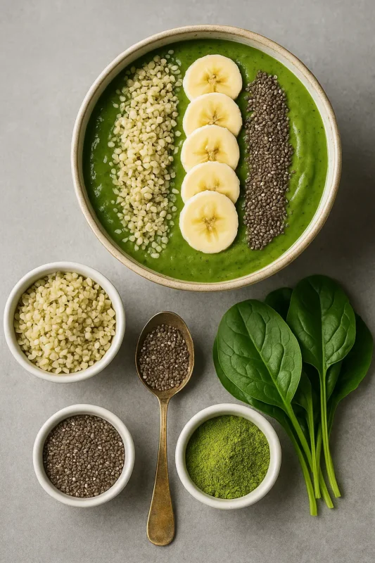 CBD e alimentazione funzionale: smoothie bowl energetico con semi di canapa - cbd, alimentazione, funzionale